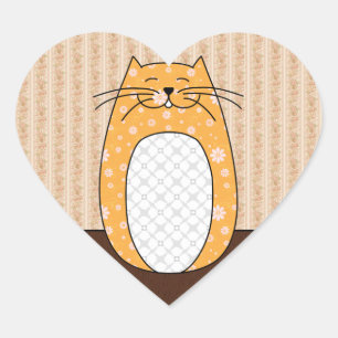 'Oranje kat' Sticker