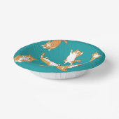 Oranje katten grappig papieren kommen (Gebogen)