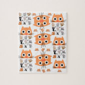 Oranje katten Jigzaag Puzzle Legpuzzel (Verticaal)