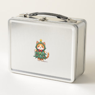 Oranje Katten Kerstboom Cute Xmas 3