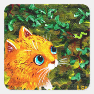Oranje katten Stickers