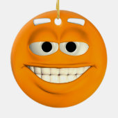 Oranje Keramisch Ornament (Achterkant)