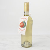 Oranje kerstOrnamenten Flessenhanger (Schuin)