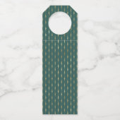 Oranje kerstOrnamenten Flessenhanger (Achterkant)