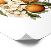  Oranje keuken Poster (Hoek)