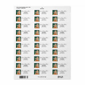 Oranje Keukenadres Etiket (Full Sheet)