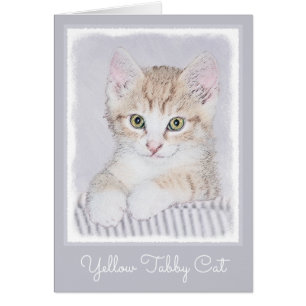 Oranje keukenschilderij - Oorspronkelijke kattekun