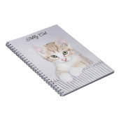 Oranje keukenschilderij - Oorspronkelijke kattekun Notitieboek (Rechterzijde)