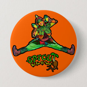 Oranje kiemgroenten Button