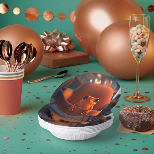 Oranje kikker papieren kommen (Multi)