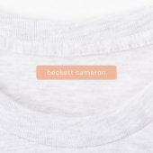 Oranje Kinder naam: strijken op kleding Labels (Aangebracht)