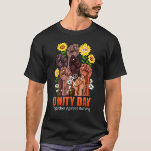 Oranje Kinderen Anti Pesten Liefde Gebarentaal Een T-shirt
