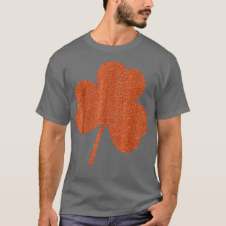Oranje klaver Irish St Patricks Paddys Day Lucky T-shirt
