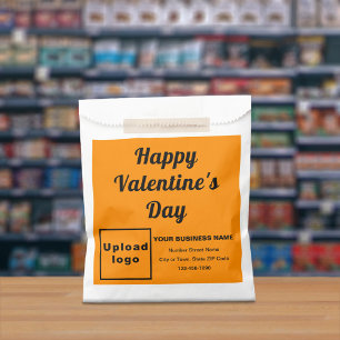Oranje Kleur Bedrijfs Merk; Valentijn; Document Za Bedankzakje