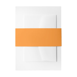 Oranje Kleur Uitnodigingen Wikkel