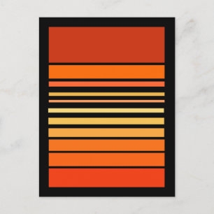 Oranje kleurenpalet briefkaart