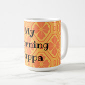 Oranje  Koffiebeker Koffiemok (Voorkant rechts)