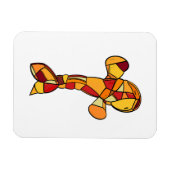 ORANJE KOI MAGNEET (Horizontaal)