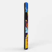 Oranje koi vis blauw Case-Mate iPhone case (Achterkant/rechts)