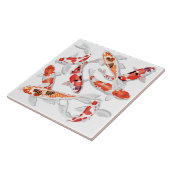 Oranje Koi-vis Tegeltje (Zijkant)