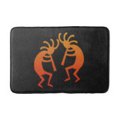 Oranje Kokopelli - zuidwest Badmat (Voorkant)