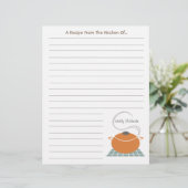 Oranje kookpot uit de keuken van ... (Staand voorkant)