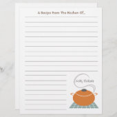 Oranje kookpot uit de keuken van ... (Voorkant / Achterkant)