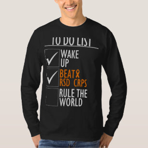 Oranje koolstofoverleving om een lijst op te stell t-shirt