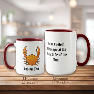 Oranje krab mok
