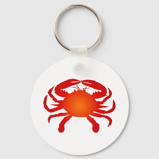 Oranje krab sleutelhanger (Voorkant)