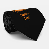 Oranje Krab Stropdas (Opgerold)