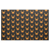 Oranje krabpatroon stof (Fat Quarter)
