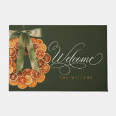 Oranje krans deurmat (Voorkant)