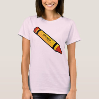 oranje krayon t-shirt