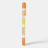 Oranje kreukstrips Case-Mate iPhone case (Achterkant / Rechts)