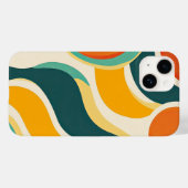 Oranje kringen en kleurstromen Case-Mate iPhone case (Achterkant (horizontaal))