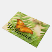 Oranje kruisvlieger deurmat (Schuin)