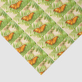 Oranje kruisvlieger tissuepapier (Detail)