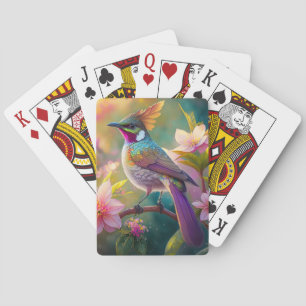Oranje Kuif Regenboog Ekster Fantasie Vogel Pokerkaarten