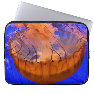 Oranje Kwallen Laptophoes Ocean Tech Hoes