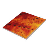 ORANJE LEAF TEGELTJE (Zijkant)