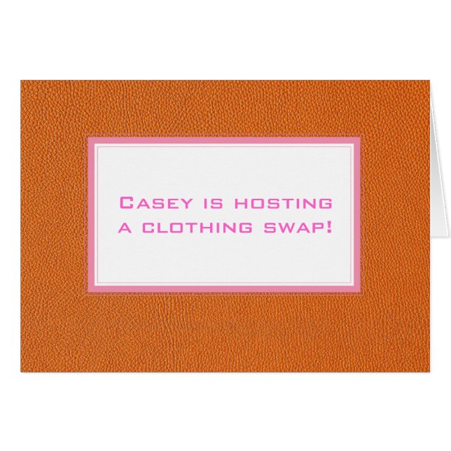 Oranje leder (Voorkant Horizontaal)