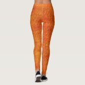 Oranje Leggings (Achterkant)