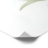 Oranje Lily Flowers Poster (Hoek)