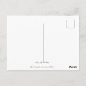 Oranje Lily op zwart Briefkaart (Achterkant)