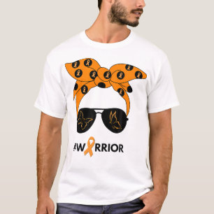 Oranje lint nierkanker krijger Bandana Unbre T-shirt