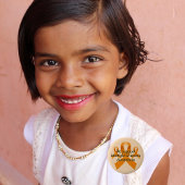 Oranje linten Multiple Sclerosis Awareness Button