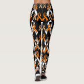Oranje linten...RSD/CRPS Leggings (Achterkant)