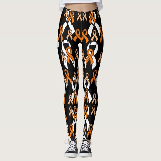 Oranje linten...RSD/CRPS Leggings (Voorkant)