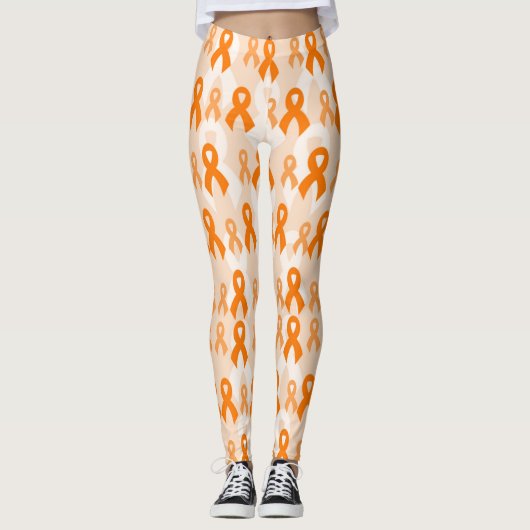 Oranje linten...RSD/CRPS Leggings (Voorkant)